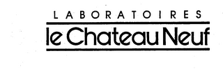 LABORATOIRES LE CHATEAU NEUF logo