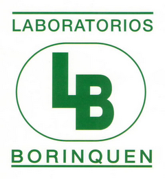LABORATORIOS BORINQUEN LB logo