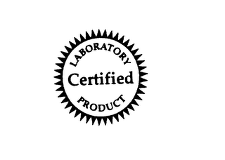 LABORATORY CERTIFIED PRODUCT logo