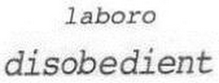 LABORO DISOBEDIENT logo