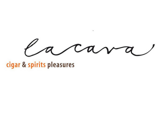LACAVA CIGAR & SPIRITS PLEASURES logo