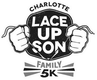 LACE UP SON CHARLOTTE FAMILY 5K logo