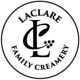 LACLARE LC FAMILY CREAMERY logo