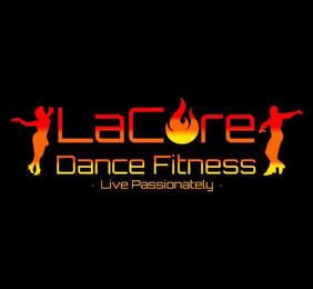 LACORE DANCE FITNESS LIVE PASSIONATELY logo