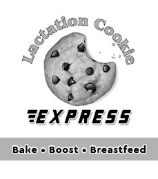 LACTATION COOKIE EXPRESS BAKE · BOOST · BREASTFEED logo