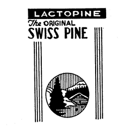 LACTOPINE THE ORIGINAL SWISS PINE logo