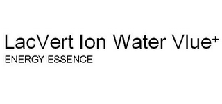 LACVERT ION WATER VLUE+ ENERGY ESSENCE logo
