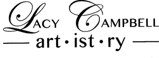 LACY CAMPBELL ART · IST · RY logo