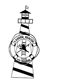 LADDER BEACON YOUR LIFE PRESERVER logo