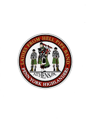 • LADIES FROM HELL PIPE BAND • ATHENS, PA. PENN YORK HIGHLANDERS logo