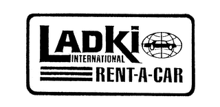 LADKI INTERNATIONAL RENT-A-CAR logo