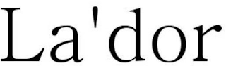 LA'DOR logo