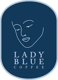 LADY BLUE COFFEE logo