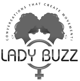 LADY BUZZ CONVERSATIONS THAT CREATE MOVEMENT! logo