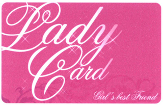 LADY CARD GIRL'S BEST FRIEND logo