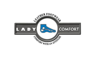 LADY COMFORT LEATHER FOOTWEAR COMFORT WITH AN ATTITUDE logo
