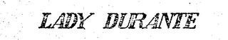 LADY DURANTE logo