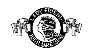 LADY FRIEND HAIR DRESSING logo