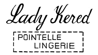 LADY KERED POINTELLE LINGERIE logo
