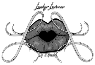 LADY LAINE LIP & BEAUTY LL logo