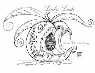 LADY LUSH LUSH BE A LADY logo
