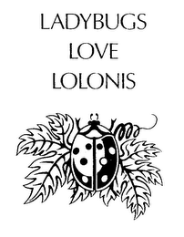 LADYBUGS LOVE LOLONIS logo