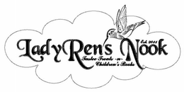 LADYREN'S NOOK TASTEE TREATS -N- CHILDREN'S BOOKS EST. 2011 logo