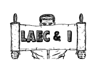 LAEC & I EXTENDING GRACE THROUGH THE ART OF COMICS logo