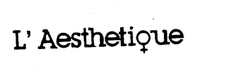 L'AESTHETIQUE logo