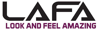 LAFA LOOK AND FEEL AMAZING logo