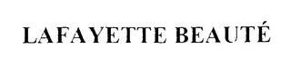 LAFAYETTE BEAUTE logo