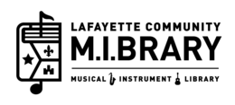 LAFAYETTE COMMUNITY M.I.BRARY MUSICAL INSTRUMENT LIBRARY logo