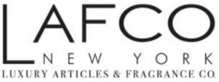 LAFCO NEW YORK LUXURY ARTICLES & FRAGRANCE CO. logo