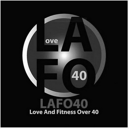 LAFO40 LOVE AND FITNESS OVER 40 logo