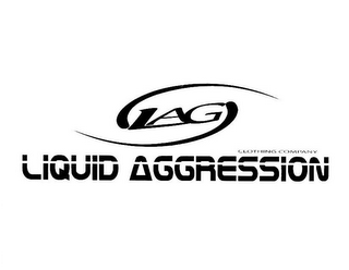 LAG LIQUID AGGRESSION CLOTHING COMPANY logo