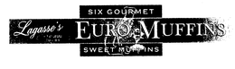 LAGASSE'S EURO MUFFINS SIX GOURMET SWEET MUFFINS logo