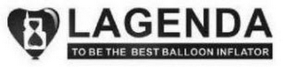 LAGENDA TO BE THE BEST BALLOON INFLATOR logo