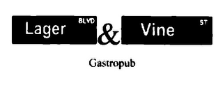 LAGER BLVD & VINE ST GASTROPUB logo