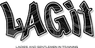 LAGIT LADIES AND GENTLEMEN IN TRAINING logo