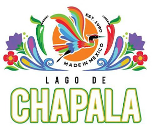LAGO DE CHAPALA EST. 1990 MADE IN MEXICO logo