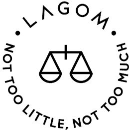 · LAGOM · NOT TOO LITTLE NOT TOO MUCH logo