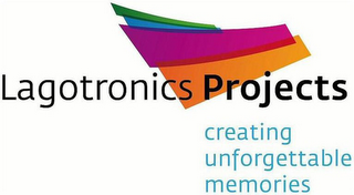 LAGOTRONICS PROJECTS CREATING UNFORGETTABLE MEMORIES logo