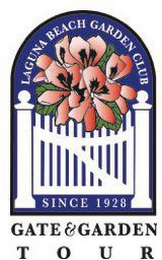 LAGUNA BEACH GARDEN CLUB SINCE 1928 GATE & GARDEN TOUR logo