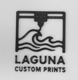 LAGUNA CUSTOM PRINTS logo