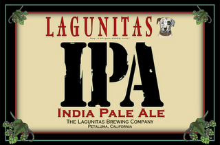 LAGUNITAS SAY "LAH-GOO-KNEE-TUSS" IPA INDIA PALE ALE THE LAGUNITAS BREWING COMPANY PETALUMA, CALIFORNIA logo