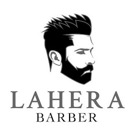 LAHERA BARBER logo