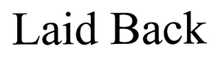 LAID BACK logo