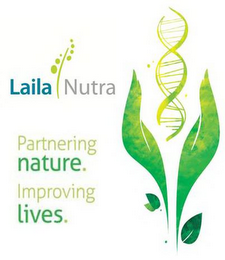 LAILA NUTRA PARTNERING NATURE. IMPROVING LIVES. logo