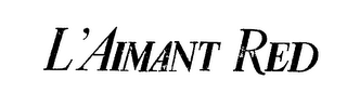 L'AIMANT RED logo