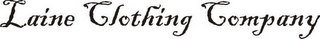 LAINE CLOTHING COMPANY logo